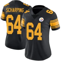Max Scharping Pittsburgh Steelers Limited Women's Color Rush Jersey (Black)