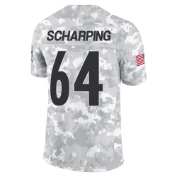 Max Scharping Pittsburgh Steelers Limited Youth 2024 Salute to Service Jersey (Arctic Camo)