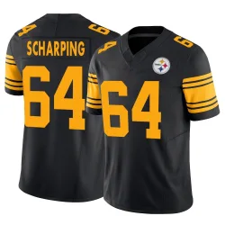 Max Scharping Pittsburgh Steelers Limited Youth 2nd Alternate Vapor F.U.S.E. Jersey (Black)