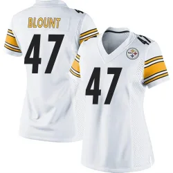 Mel Blount Pittsburgh Steelers Game Women's Jersey (White)
