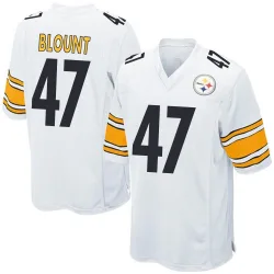 Mel Blount Pittsburgh Steelers Game Youth Jersey (White)