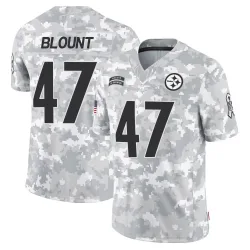 Mel Blount Pittsburgh Steelers Limited Youth 2024 Salute to Service Jersey (Arctic Camo)