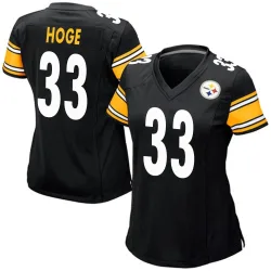 Merril Hoge Pittsburgh Steelers Game Women's Team Color Jersey (Black)