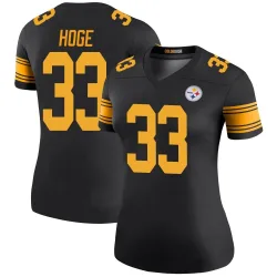 Merril Hoge Pittsburgh Steelers Legend Women's Color Rush Jersey (Black)