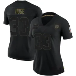Merril Hoge Pittsburgh Steelers Limited Women's 2020 Salute To Service Jersey (Black)