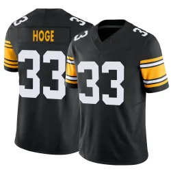 Merril Hoge Pittsburgh Steelers Limited Youth Alternate Vapor F.U.S.E. Jersey (Black)