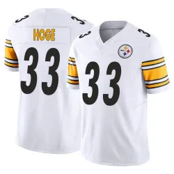 Merril Hoge Pittsburgh Steelers Limited Youth Vapor F.U.S.E. Jersey (White)