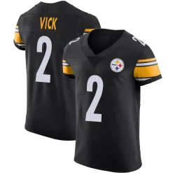 Mike Vick Pittsburgh Steelers Elite Men's Team Color Vapor Untouchable Jersey (Black)
