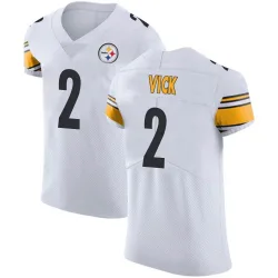 Mike Vick Pittsburgh Steelers Elite Men's Vapor Untouchable Jersey (White)