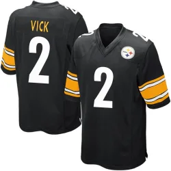 Mike Vick Pittsburgh Steelers Game Youth Team Color Jersey (Black)