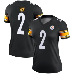 Mike Vick Pittsburgh Steelers Legend Women's Jersey (Black)
