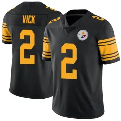 Mike Vick Pittsburgh Steelers Limited Men's Color Rush Jersey (Black)