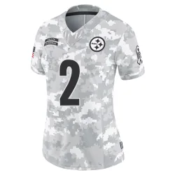 Mike Vick Pittsburgh Steelers Limited Women's 2024 Salute to Service Jersey (Arctic Camo)