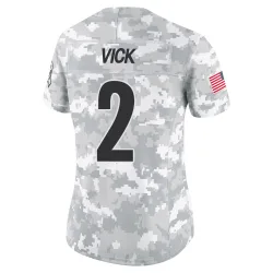 Mike Vick Pittsburgh Steelers Limited Women's 2024 Salute to Service Jersey (Arctic Camo)