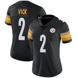 Mike Vick Pittsburgh Steelers Limited Women's Team Color Vapor Untouchable Jersey (Black)