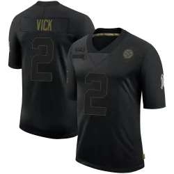 Mike Vick Pittsburgh Steelers Limited Youth 2020 Salute To Service Jersey (Black)
