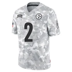 Mike Vick Pittsburgh Steelers Limited Youth 2024 Salute to Service Jersey (Arctic Camo)