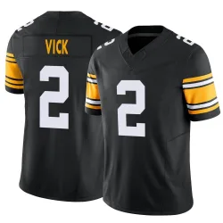 Mike Vick Pittsburgh Steelers Limited Youth Alternate Vapor F.U.S.E. Jersey (Black)