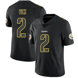 Mike Vick Pittsburgh Steelers Limited Youth Jersey (Black Impact)