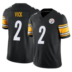 Mike Vick Pittsburgh Steelers Limited Youth Vapor F.U.S.E. Jersey (Black)