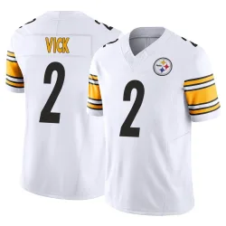 Mike Vick Pittsburgh Steelers Limited Youth Vapor F.U.S.E. Jersey (White)