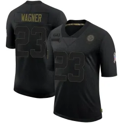 Mike Wagner Pittsburgh Steelers Limited Men's 2020 Salute To Service Jersey (Black)