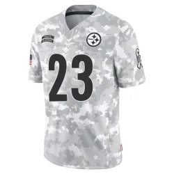 Mike Wagner Pittsburgh Steelers Limited Men's 2024 Salute to Service Jersey (Arctic Camo)