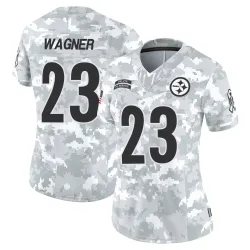 Mike Wagner Pittsburgh Steelers Limited Women's 2024 Salute to Service Jersey (Arctic Camo)