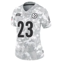 Mike Wagner Pittsburgh Steelers Limited Women's 2024 Salute to Service Jersey (Arctic Camo)