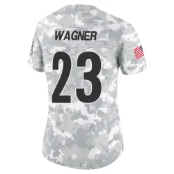 Mike Wagner Pittsburgh Steelers Limited Women's 2024 Salute to Service Jersey (Arctic Camo)