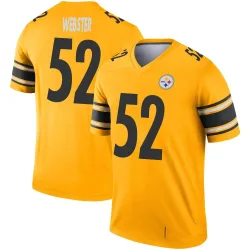 Mike Webster Pittsburgh Steelers Legend Youth Inverted Jersey (Gold)
