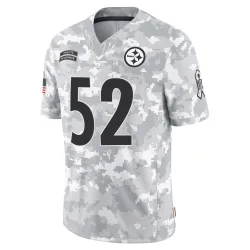 Mike Webster Pittsburgh Steelers Limited Men's 2024 Salute to Service Jersey (Arctic Camo)