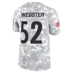Mike Webster Pittsburgh Steelers Limited Men's 2024 Salute to Service Jersey (Arctic Camo)