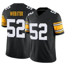 Mike Webster Pittsburgh Steelers Limited Men's Alternate Vapor F.U.S.E. Jersey (Black)