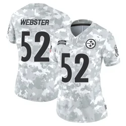 Mike Webster Pittsburgh Steelers Limited Women's 2024 Salute to Service Jersey (Arctic Camo)