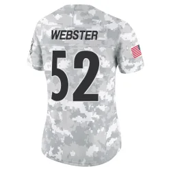 Mike Webster Pittsburgh Steelers Limited Women's 2024 Salute to Service Jersey (Arctic Camo)