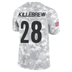 Miles Killebrew Pittsburgh Steelers Limited Youth 2024 Salute to Service Jersey (Arctic Camo)