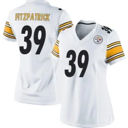 Minkah Fitzpatrick Pittsburgh Steelers Game Women's Jersey (White)