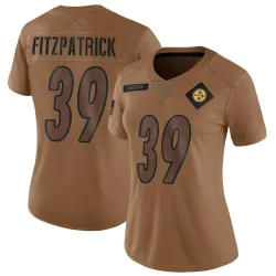 Minkah Fitzpatrick Pittsburgh Steelers Limited Women's 2023 Salute To Service Jersey (Brown)