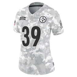 Minkah Fitzpatrick Pittsburgh Steelers Limited Women's 2024 Salute to Service Jersey (Arctic Camo)