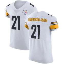 Montana Lemonious-Craig Pittsburgh Steelers Elite Men's Vapor Untouchable Jersey (White)
