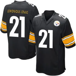 Montana Lemonious-Craig Pittsburgh Steelers Game Youth Team Color Jersey (Black)