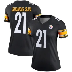 Montana Lemonious-Craig Pittsburgh Steelers Legend Women's Jersey (Black)