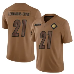 Montana Lemonious-Craig Pittsburgh Steelers Limited Men's 2023 Salute To Service Jersey (Brown)