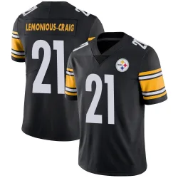Montana Lemonious-Craig Pittsburgh Steelers Limited Men's Team Color Vapor Untouchable Jersey (Black)