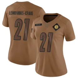 Montana Lemonious-Craig Pittsburgh Steelers Limited Women's 2023 Salute To Service Jersey (Brown)