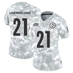 Montana Lemonious-Craig Pittsburgh Steelers Limited Women's 2024 Salute to Service Jersey (Arctic Camo)