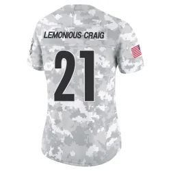 Montana Lemonious-Craig Pittsburgh Steelers Limited Women's 2024 Salute to Service Jersey (Arctic Camo)