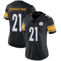 Montana Lemonious-Craig Pittsburgh Steelers Limited Women's Team Color Vapor Untouchable Jersey (Black)