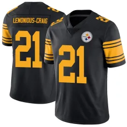 Montana Lemonious-Craig Pittsburgh Steelers Limited Youth Color Rush Jersey (Black)